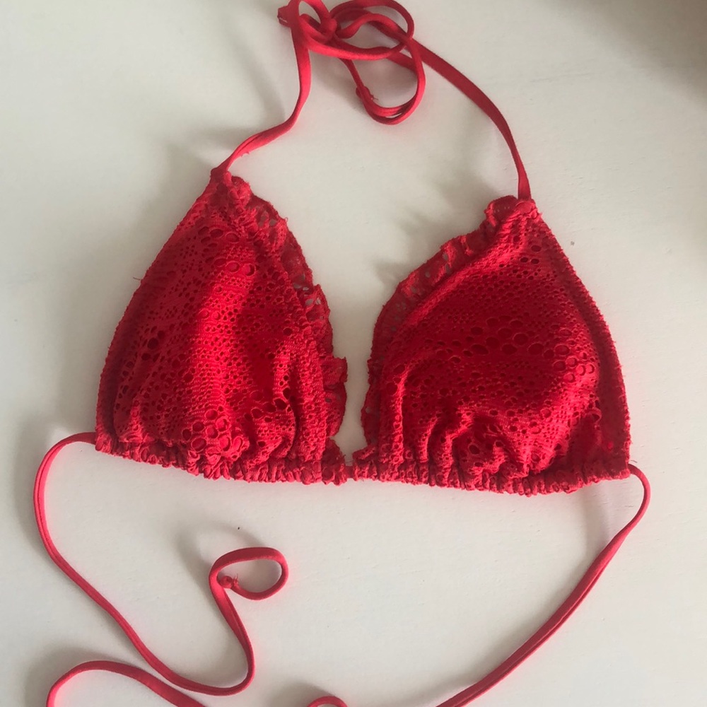 Red Triangle Bikini